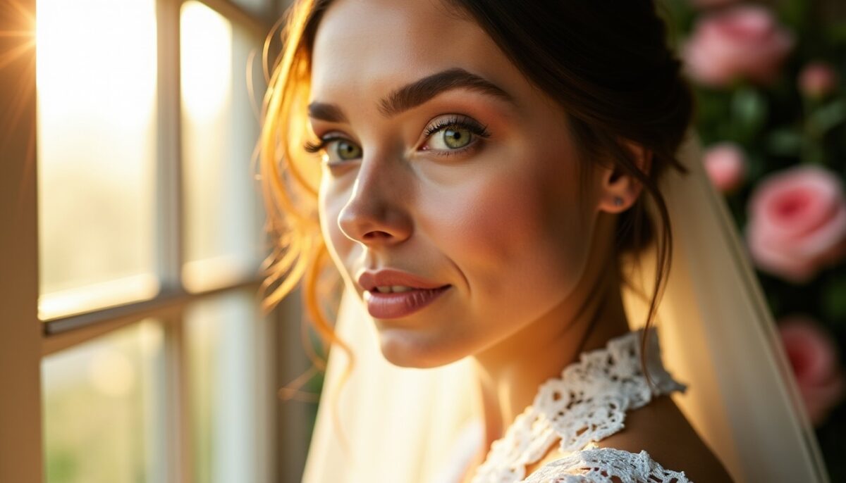 Maquillage naturel pour mariée aux yeux verts : 10 inspirations à adopter
